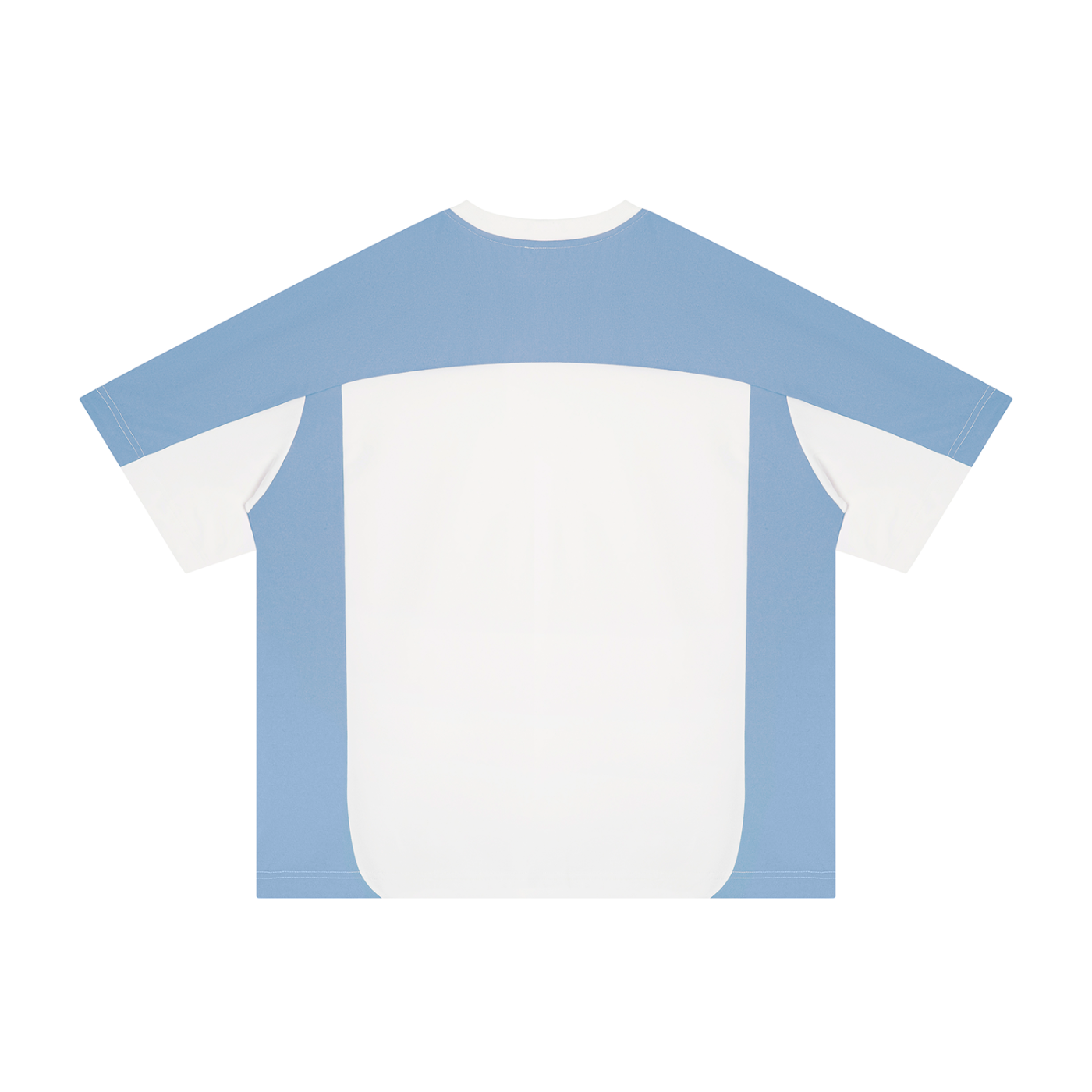 Aorrah World Cup Unisex Color Block Loose T-Shirt
