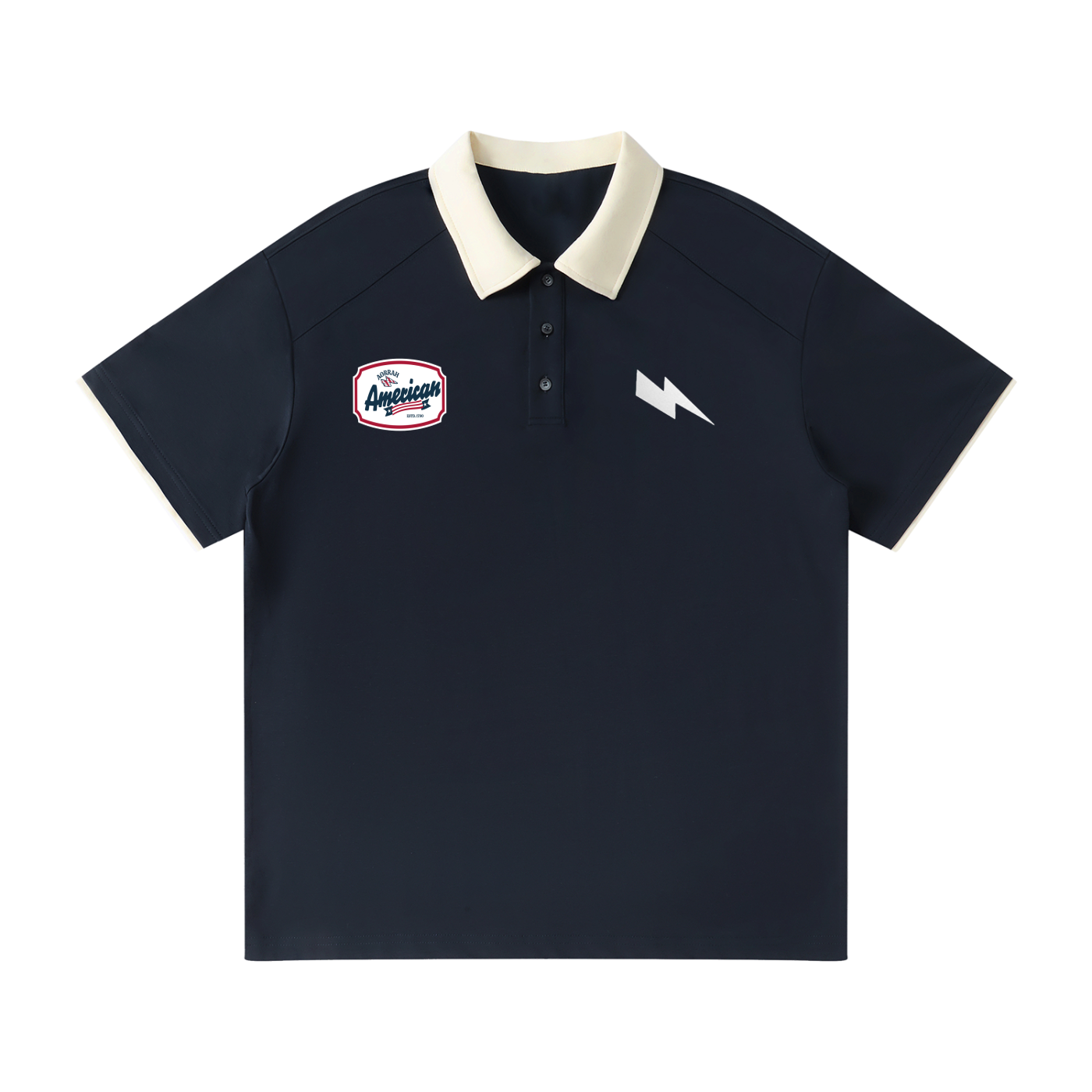 Aorrah American Lightning Polo T shirt