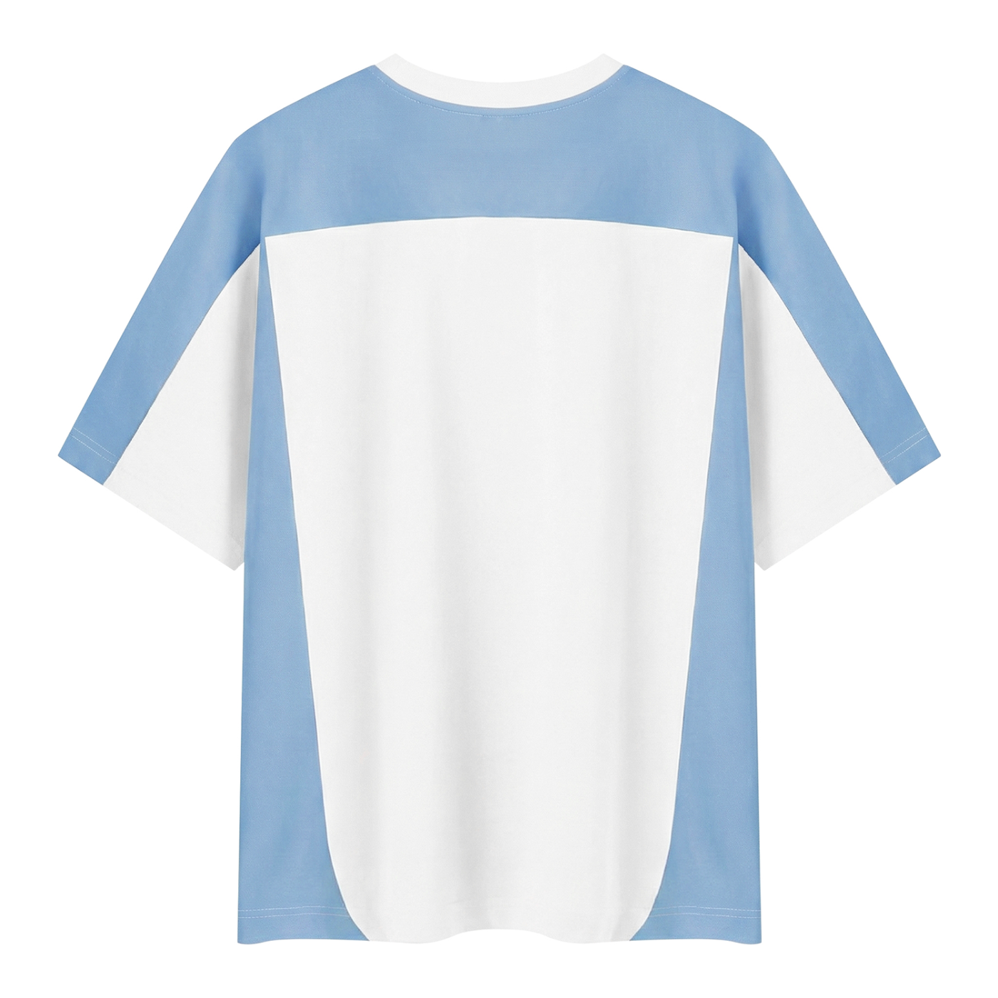 Aorrah World Cup Unisex Color Block Loose T-Shirt