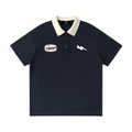 Aorrah Contrast Collar Raglan Polo Shirt